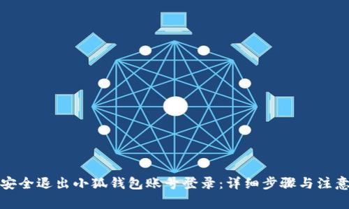 如何安全退出小狐钱包账号登录：详细步骤与注意事项