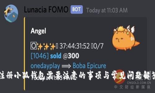 注册小狐钱包需要注意的事项与常见问题解答