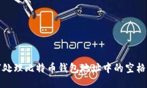 如何处理比特币钱包地址中的空格问题