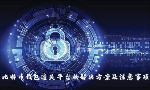 比特币钱包遗失平台的解决方案及注意事项