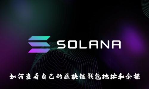 如何查看自己的区块链钱包地址和余额