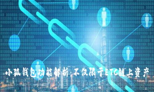 小狐钱包功能解析：不仅限于ETC链上资产