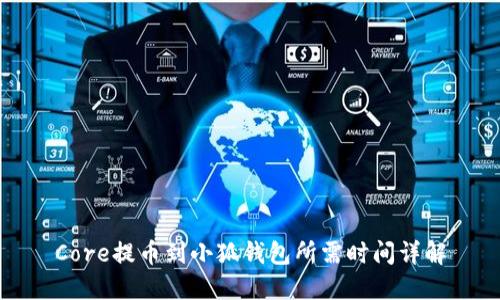 Core提币到小狐钱包所需时间详解