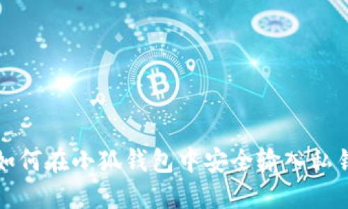 如何在小狐钱包中安全输入私钥