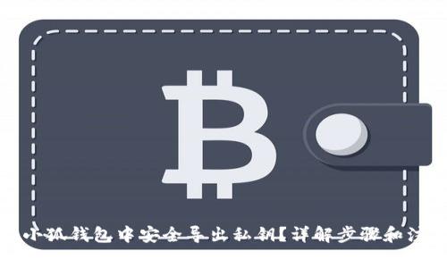 如何在小狐钱包中安全导出私钥？详解步骤和注意事项