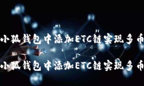 如何在小狐钱包中添加ETC链实现多币种管理

如何在小狐钱包中添加ETC链实现多币种管理