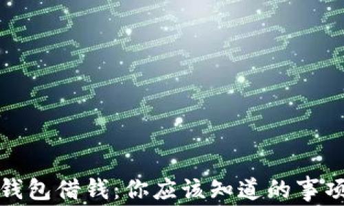 
区块链钱包借钱：你应该知道的事项与风险