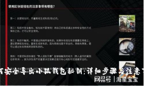 如何安全导出小狐钱包秘钥：详细步骤与注意事项