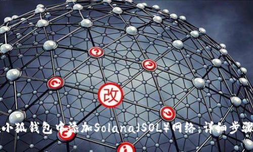 如何在小狐钱包中添加Solana（SOL）网络：详细步骤与指南