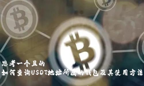 思考一个且的  
如何查询USDT地址所属的钱包及其使用方法