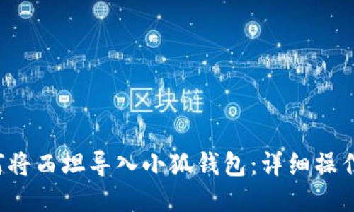 如何将西坦导入小狐钱包：详细操作指南